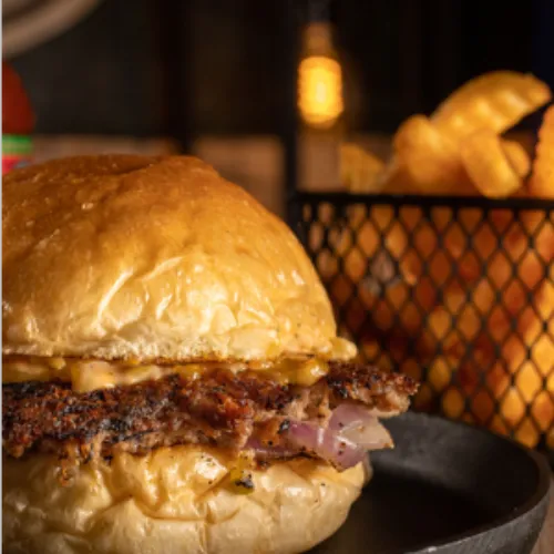 Hamburguesa Oklahoma smash